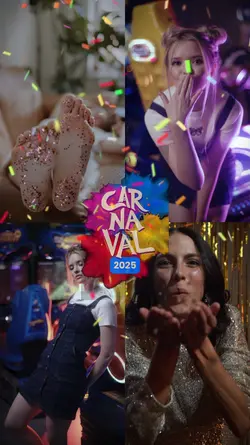 Colagem de Carnaval 