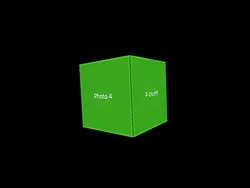Bouncing cubes