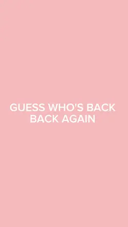 Guess who's back