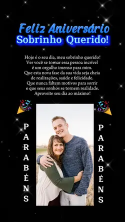 Parabéns Sobrinho