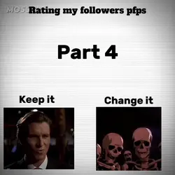 Rating followers pfp