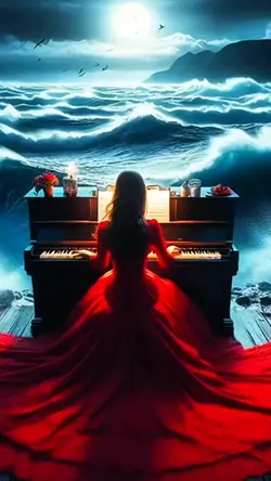Lady in red 