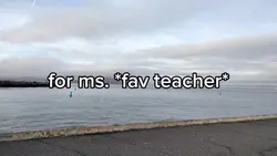 for fav teacher
