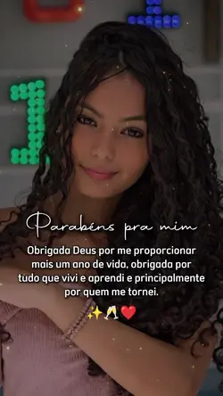 Parabéns pra mim