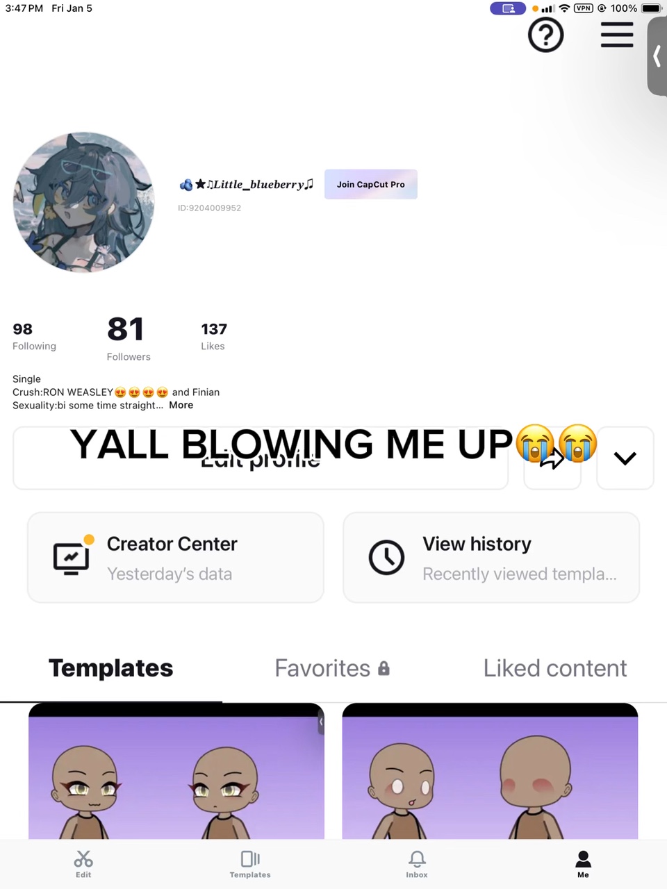 GUYS CLAM DOWN
