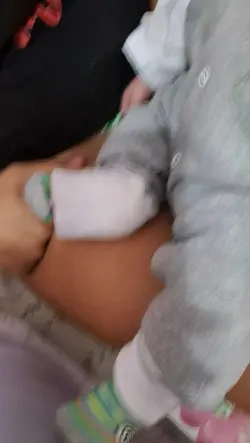 bebê está crescendo