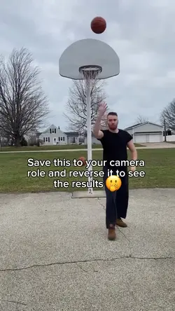 Basketball trickshot