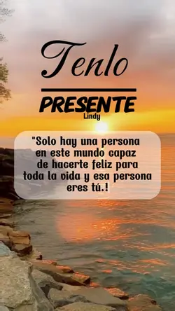 Tenlo presente:💝