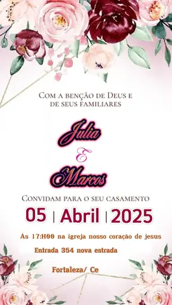 convite casamento 