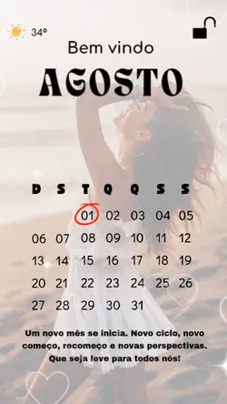 Bem vindo Agosto