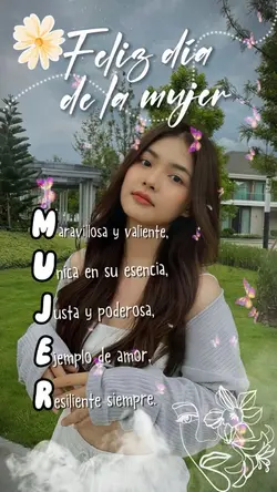 Feliz día dela muje