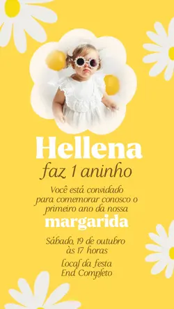 Convite margarida