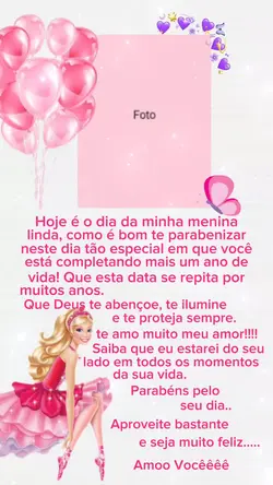 modelo aniversário