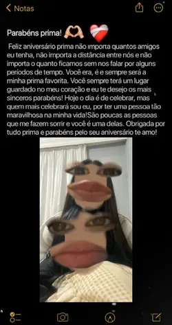 parabéns prima!