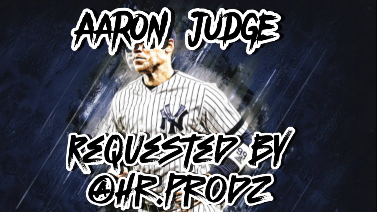 Aaron judge 👨‍⚖️ 