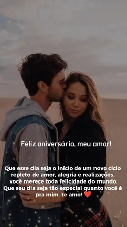 parabéns meu amor 