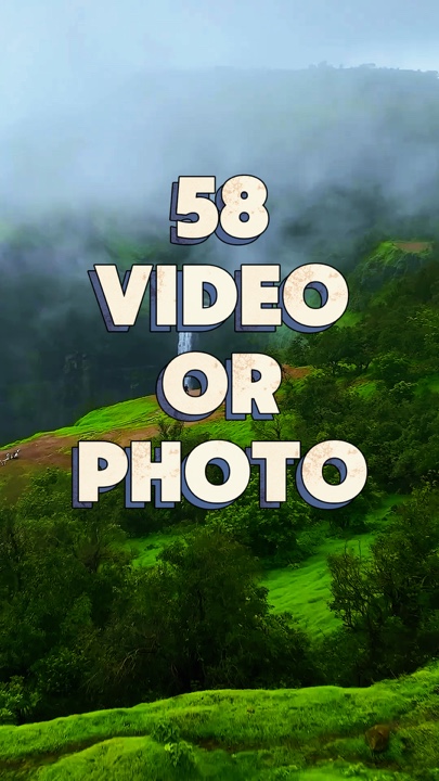 58 Video oder Foto 