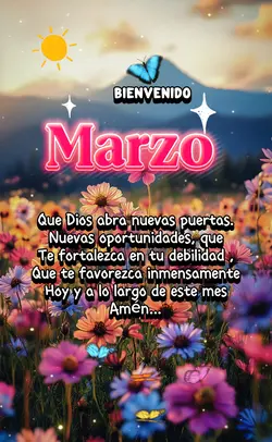 Bienvenido marzo 