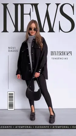 Capa revista 3D loja