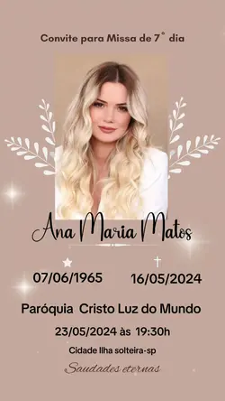 Missa de Sétimo dia 