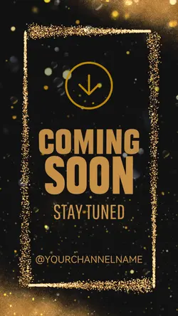 Coming Soon Gold ✨