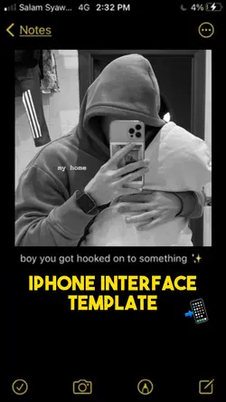 iPhone interface📲