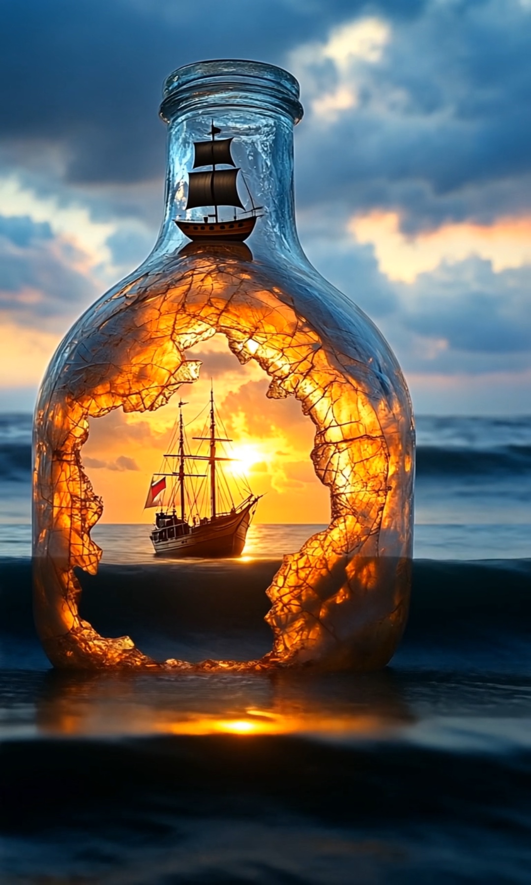 Ocean Sunset effect