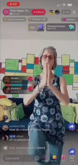 Vegan teacher vibin