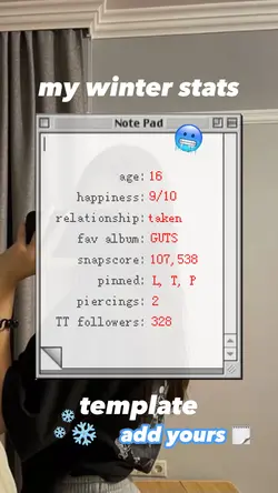 Winter stats🥶❄️