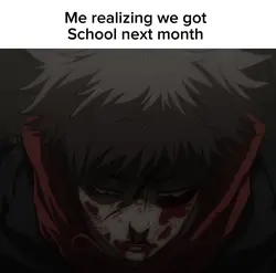 School next month…..