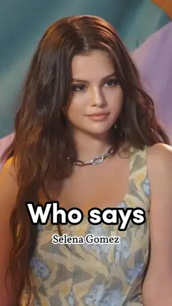 Who says