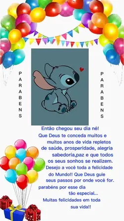 Feliz aniversário 