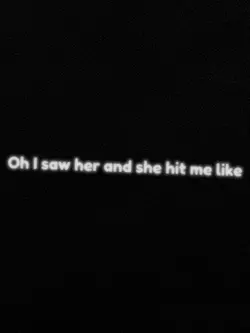 She hit me like