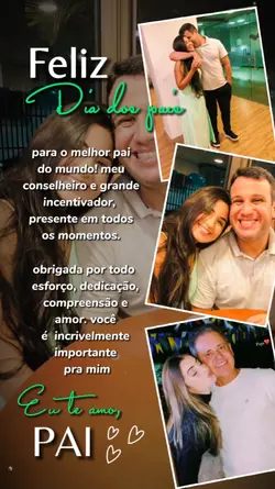 Feliz dia dos pais