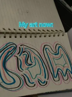 My art, then vs now‼️