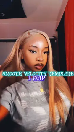 Smooth velocity edit