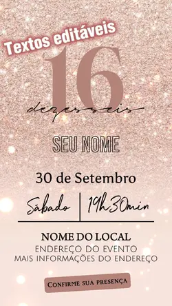 Convite aniversário