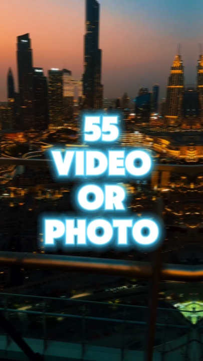 55 Video oder Foto 