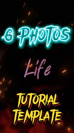 6 PHOTOS TEMPLATE 