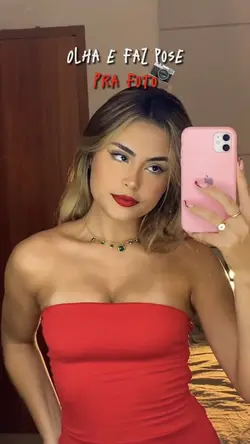 faz pose pra foto 📸