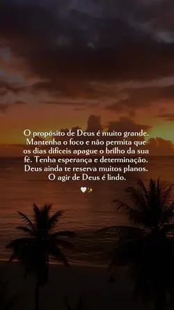 Propósito de Deus ✨
