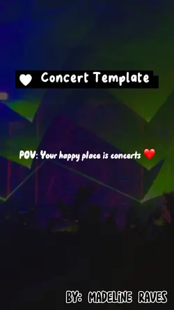 Concert Template