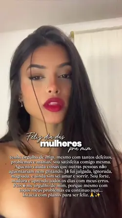 Feliz dia pra mim