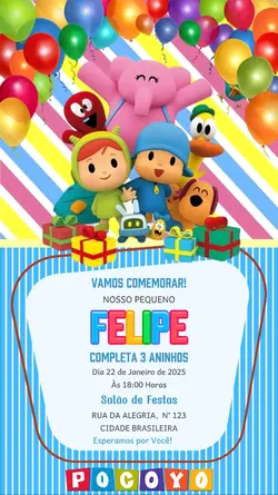 CONVITE POCOYO