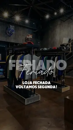 Feriado loja fechada