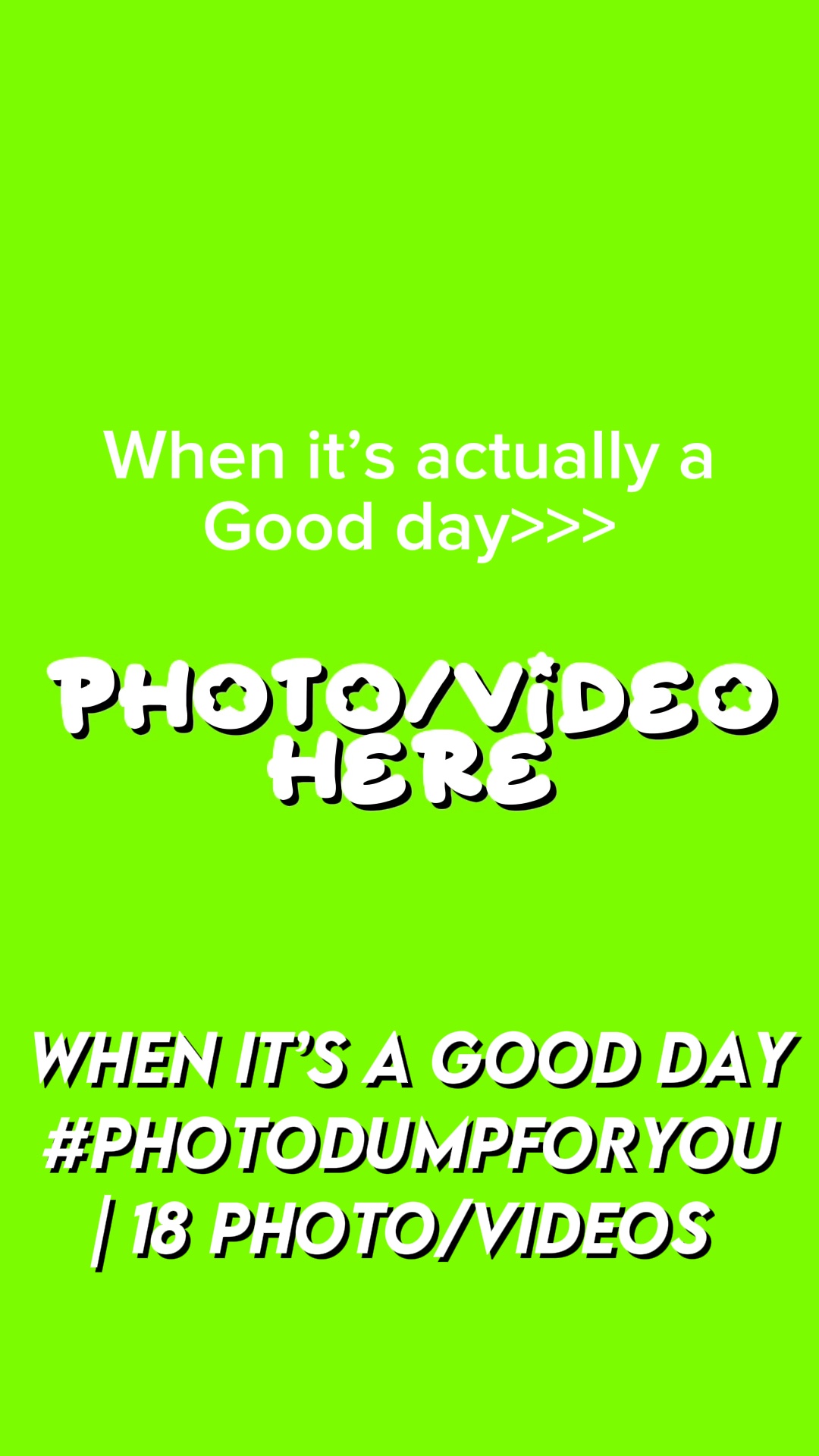 Actually A Good Day>