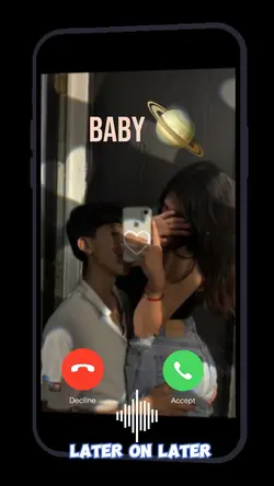 Kiss me thru d phone