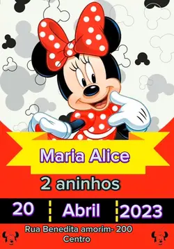 convite miniee 