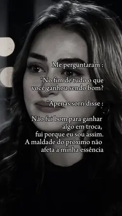 Ser bom....