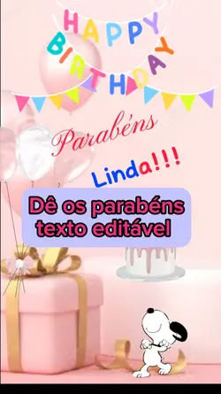 Parabéns do Snoopy 